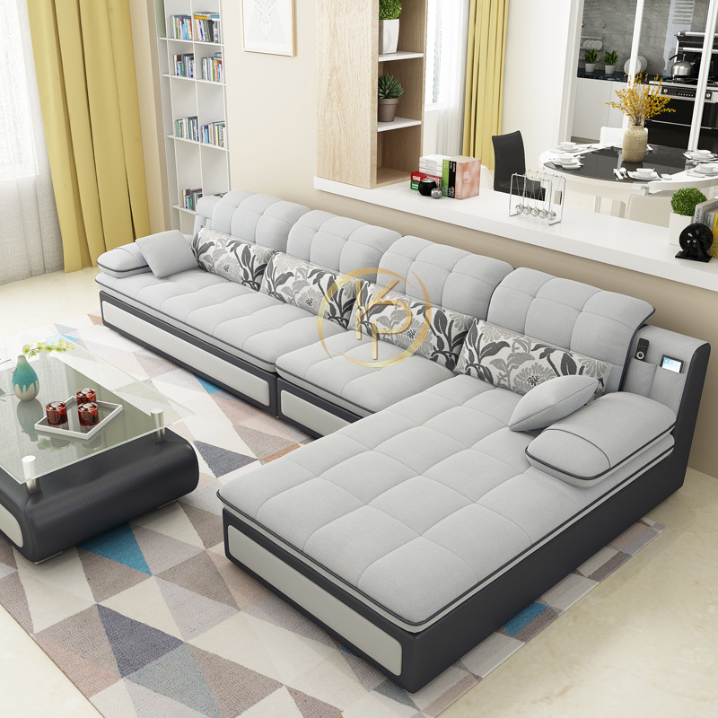 Sofa Góc Vải KPN446 3 Sofa Góc Vải KPN446 - Ảnh 3