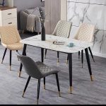 Bàn Ăn Bọc Da Hiện Đại Nhập Khẩu KP012