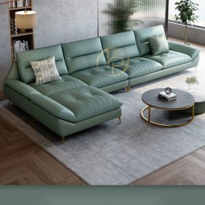 Sofa Góc Da Phòng Khách Bắc Âu Đẳng Cấp KPN402 - Ảnh 2