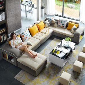 Sofa Góc Vải Phòng Khách Hiện Đại KPN460 - Ảnh 3