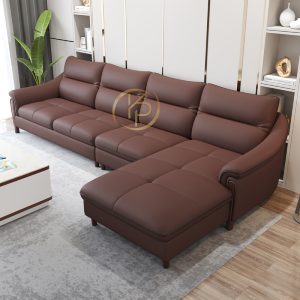 Sofa Góc Da Phòng Khách Sang Trọng KPN508 - Ảnh 4