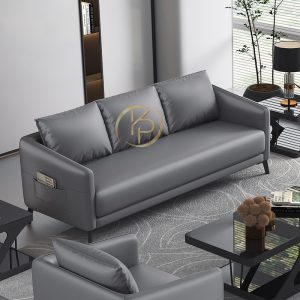 Sofa Da Căn Hộ Nhỏ Thiết Kế Hàn Quốc KPN609 - Ảnh 5