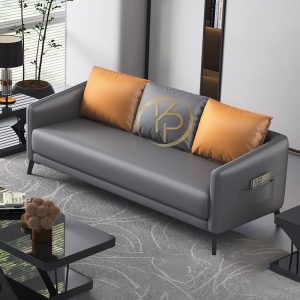 Sofa Da Căn Hộ Nhỏ Thiết Kế Hàn Quốc KPN609 - Ảnh 4
