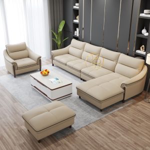 Sofa Góc Da Phòng Khách Sang Trọng KPN508 - Ảnh 6