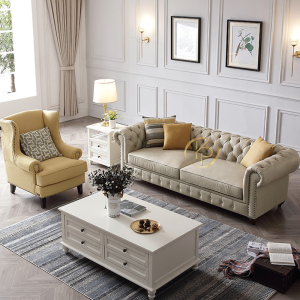 Bộ Sofa Da Tân Cổ Điển Cao Cấp KPN702 - Ảnh 3