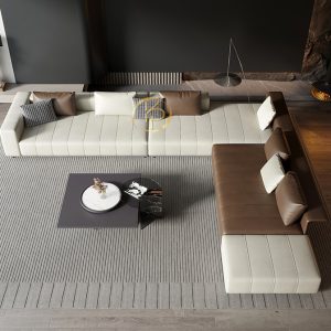 Bộ Sofa Góc Cao Cấp Cho Nhà Diện Tích Rộng KPN748 - Ảnh 4