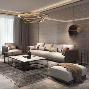 Sofa Băng Dài Bọc Da Cao Cấp KPN795 - Ảnh 7