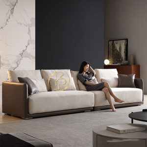 Sofa Băng Dài Bọc Da Cao Cấp KPN795 - Ảnh 2