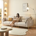 Sofa Băng Da Hiện Đại Bắc Âu KPN775