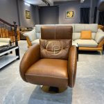 Ghế Xoay Da Bò Thư Giản KPN818
