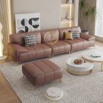 Sofa Băng Dài Bọc Da Cao Cấp Đơn Giản KPN822