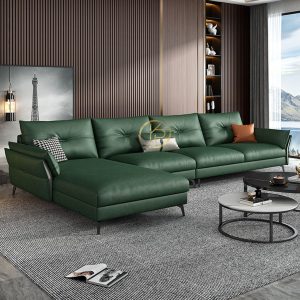 Sofa Góc Da Phòng Khách Sang Trọng KPN840 - Ảnh 6