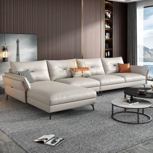 Sofa Góc Da Phòng Khách Sang Trọng KPN840 - Ảnh 5