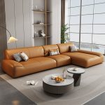 Ghế Sofa Da Malaysia Sang Trọng Tối Giản KPN932