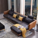 Sofa Góc Da Cao Cấp Hiện Đại KPN886