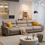 Sofa Băng Bọc Da Bò Đẹp KPN1230