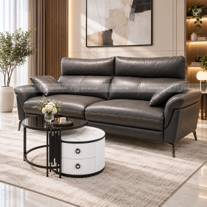 Bộ Ghế Sofa Da Bò KPN1328 - Ảnh 2