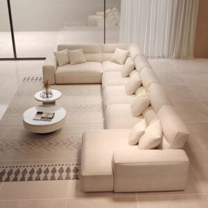 Bộ Sofa Góc Da Phòng Khách Tuyệt Tác Nghệ Thuật KPN1308 - Ảnh 3