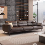 Ghế Sofa Băng Bọc Da Thư Giãn KPN1499