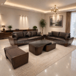 Bộ Sofa Gỗ Sồi Tự Nhiên KPN1542