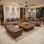 Sofa Gỗ Sồi Sang Trọng KPN1538