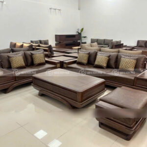Bộ Sofa Gỗ Sồi Tự Nhiên KPN1542 - Ảnh 2