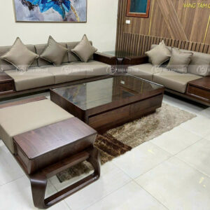 Bộ Sofa Gỗ Sồi Tự Nhiên KPN1542 - Ảnh 8