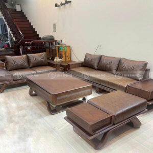 Bộ Sofa Gỗ Sồi Tự Nhiên KPN1542 - Ảnh 5