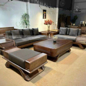 Bộ Sofa Gỗ Sồi Tự Nhiên KPN1542 - Ảnh 3