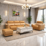 Sofa Băng Da Cao Cấp Hiện Đại KPN1545
