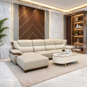 Sofa Góc Gỗ Mun Nhập Khẩu Cao Cấp KPN1556 - Ảnh 3