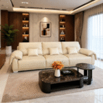 Sofa Băng Da Bò Ý Nhập Khẩu Cao Cấp KPN1635