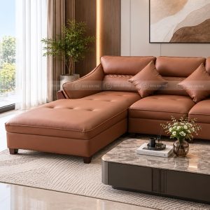 Ghế Sofa Góc Gỗ Viền Tay Cao Cấp Hiện Đại KPN1629 - Ảnh 5