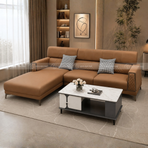 Sofa Góc Phòng Khách Chung Cư Hiện Đại KPN1657
